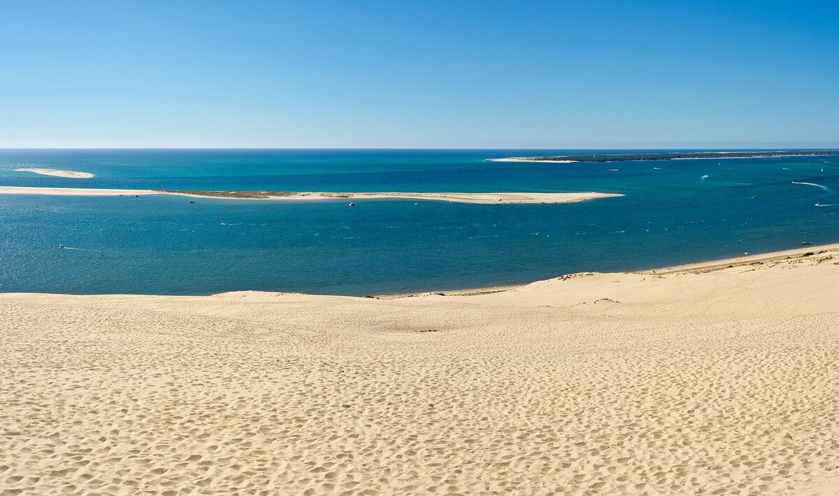 De Dune du Pilat met uitzicht op de Atlantische Oceaan