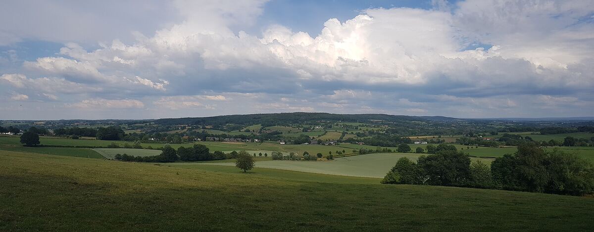 Uitzicht over het Geuldal bij Epen in Zuid-Limburg